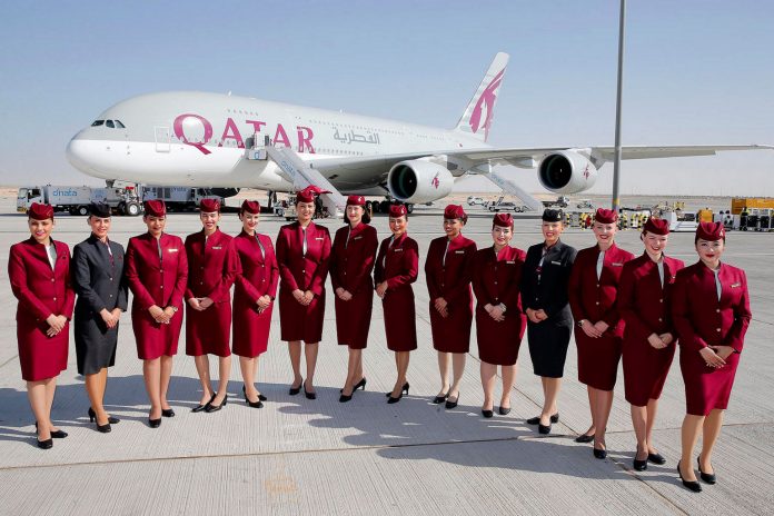 Ilustrasi Qatar Airways 