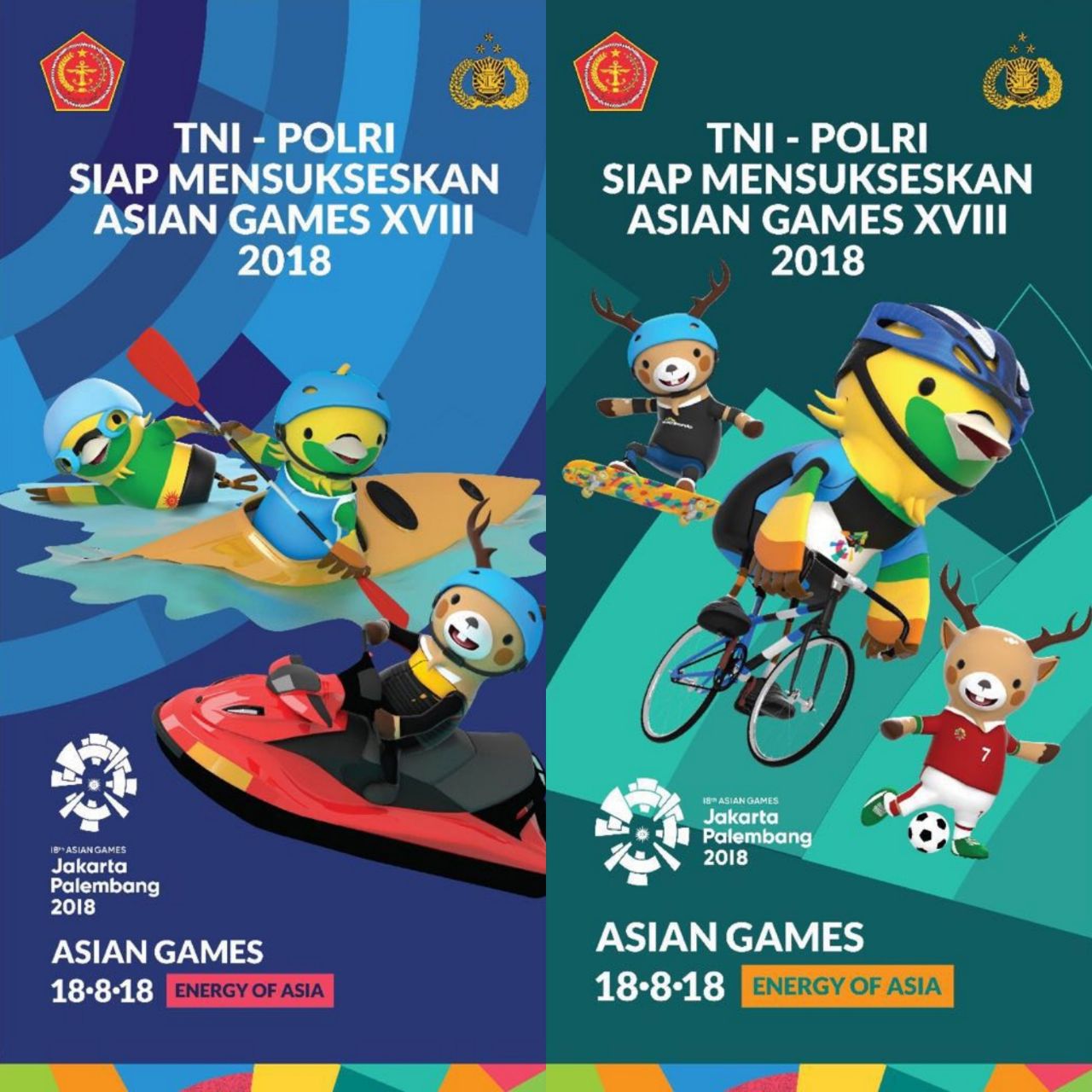 Tak Cuma Jaga Keamanan, TNI-Polri Ikut Sosialisasi Asian Games 2018 ...