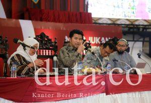 Wakil Gubernur Jatim, Emil Dardak saat hadir di Pra Muktamar Muhammadiyah di UMM.